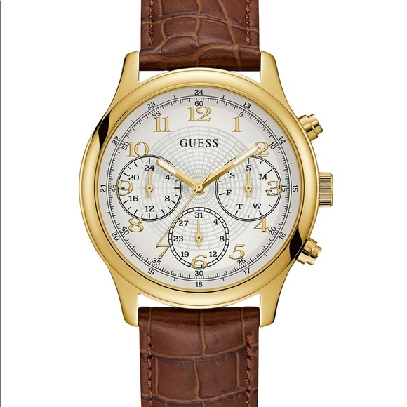 NEW GUESS Brown and Gold-Tone Women's Watch - Picture 3 of 7